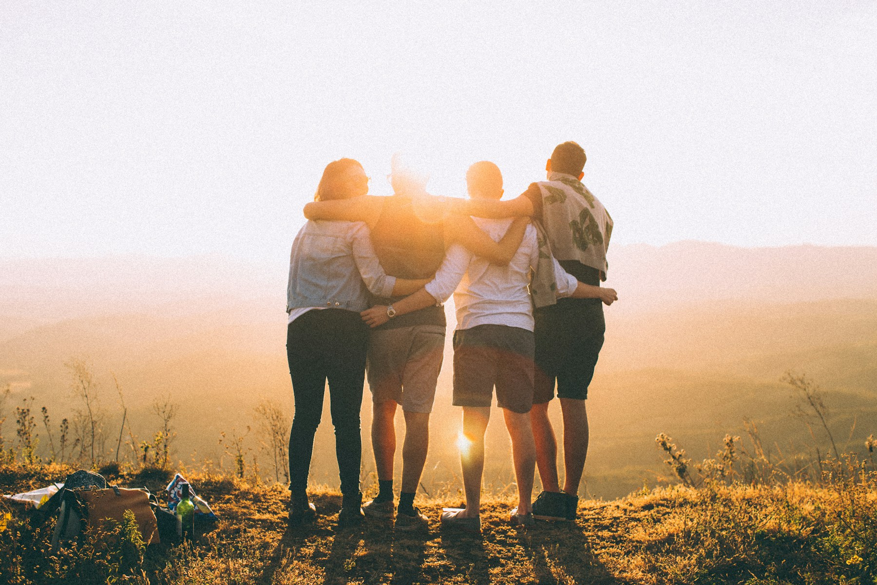 Famiglia insieme all’aperto