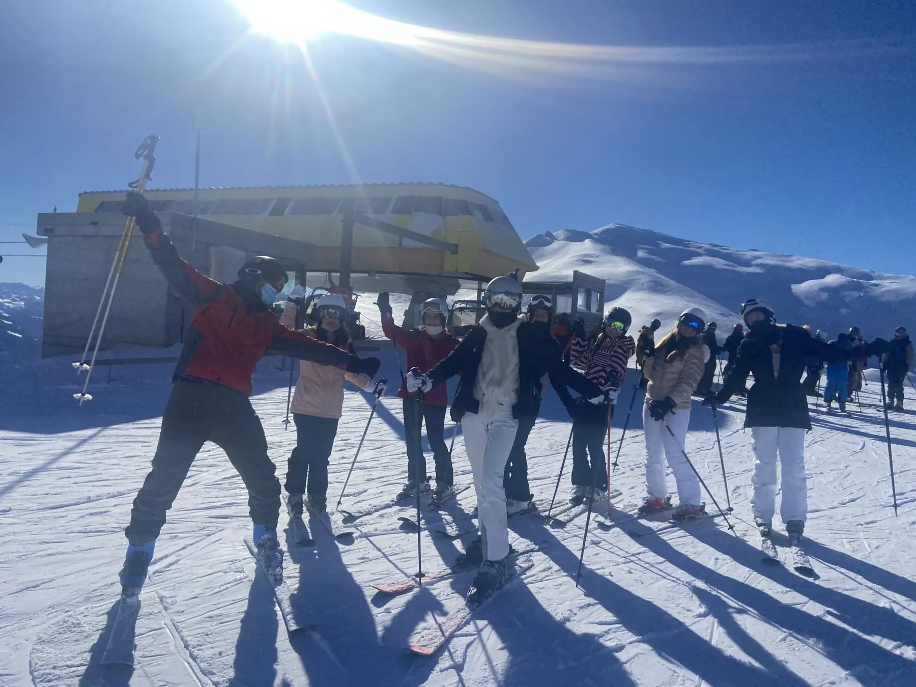 Together on the snow